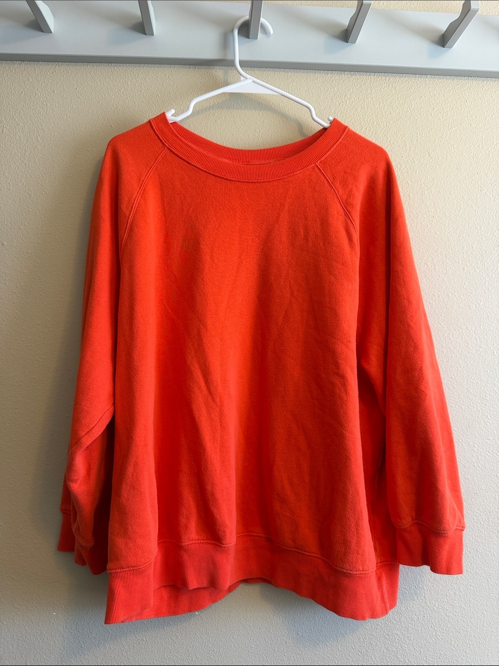 Old Navy Bright Orange Crewneck Sweatshirt